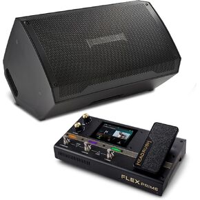 HeadRush Prime وFRFR112 MK2 - دواسة الجيتار والتأثيرات الصوتية المتعددة ومعالج تشكيل الأمبير، ومضخم صوت كهربائي مقاس 12 بوصة بقوة 2500 وات مع بلوتوث in Kuwait