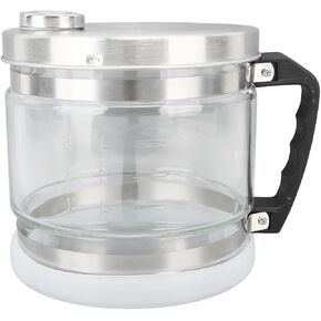 Zunate 4L Glass Distilled Water Container Replacement, Countertop Still Collection Bottle with Handle and Lid for Home Beauty Industry Water Storage Systems in Kuwait