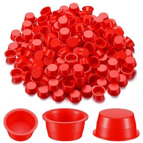 100 Pcs Fireworks Plastic Plugs End Caps Red End Plugs for 1" Pyro Tubes for Use with Professional Fireworks Displays in Kuwait