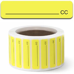 1000 Pcs Veterinary Drug Syringe Label 1.25" W x 5/16" H Roll Medication Labels for Use on Standard Syringes Animal Hospitals, Veterinary Clinics in Saudi Arabia