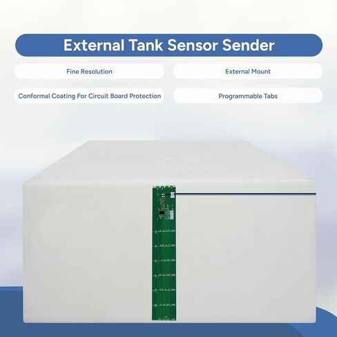 RecPro SeeLevel 710 External Tank Sensor (AR2/ES3/SS2) | RV Water Tank Level Sensor | Peel & Stick | Cut-to-Fit | No Drilling | Compatible with 708/709/710 Systems (12") in Kuwait