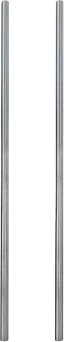 Multinautic 8' Galvanized Steel Dock Posts + 6"×6" HDG Base Plates & PVC Caps Complete Stationary Dock Post Kit, Set of 2 (1-11/16" O.D.) in Kuwait