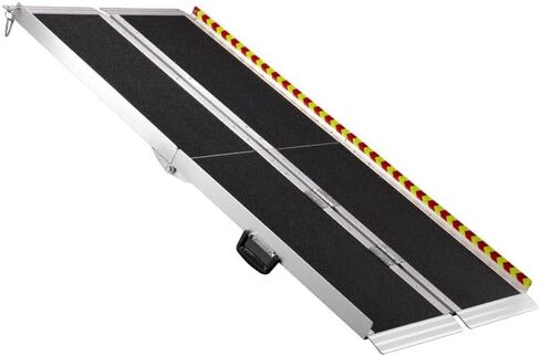 Portable Wheelchair Ramp 6/8/10FT Aluminum Ramps for Wheelchairs Folding Handicap Wheelchair Ramps for Home Steps Aluminum Dock Plates in Kuwait