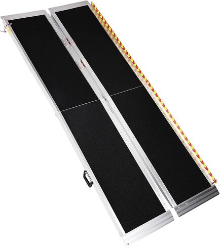 Portable Wheelchair Ramp 6/8/10FT Aluminum Ramps for Wheelchairs Folding Handicap Wheelchair Ramps for Home Steps Aluminum Dock Plates in Kuwait