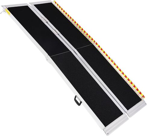 Portable Wheelchair Ramp 6/8/10FT Aluminum Ramps for Wheelchairs Folding Handicap Wheelchair Ramps for Home Steps Aluminum Dock Plates in Kuwait