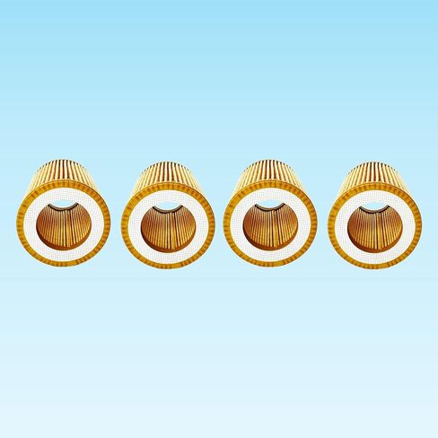 4 Pcs 1622065800 Air Filter Cartridge Fit for Atlas Copco Air Compressor Replacement Filtration Element C630 23092497 2200640815 6211473750 1622-0658-00 2200-6408-15 6211-4737-50 G GX GA4 5FF in Kuwait