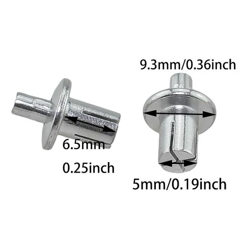 110PCS 5x7mm Solid Round Headed Aluminium Core Drive Rivets Suitable for Electronic/Mechanical Equipment and Precision Instruments in Kuwait
