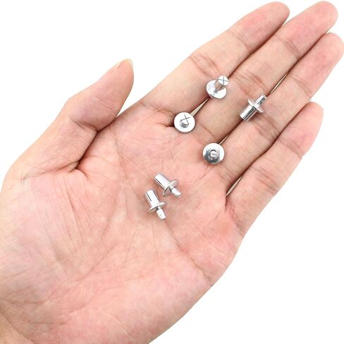 110PCS 5x7mm Solid Round Headed Aluminium Core Drive Rivets Suitable for Electronic/Mechanical Equipment and Precision Instruments in Kuwait