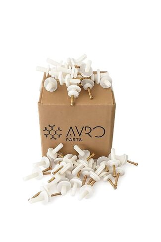 AVRO Reefer Air Chute Rivets w/Washer – 1" Nylon Drive Rivets (94 Pack) for Thermo King & Carrier | Replace 2011, 2898, 512346, DON2011 | Trailer Refrigeration Repair Fasteners | ITP in Saudi Arabia