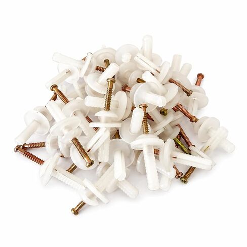 AVRO Reefer Air Chute Rivets w/Washer – 1" Nylon Drive Rivets (94 Pack) for Thermo King & Carrier | Replace 2011, 2898, 512346, DON2011 | Trailer Refrigeration Repair Fasteners | ITP in Saudi Arabia