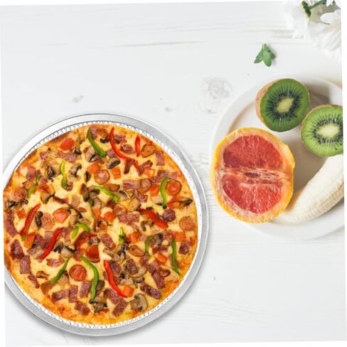 Pizza Screen, 2PCS 12inch Aluminum Round Pizza Mesh Net, Non Stick Baking Tray for Oven Cooking in Kuwait