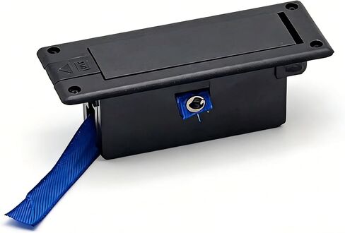 9V Battery Compartment for Active Electric Guitar & Bass, Replacement Battery Case with Cover, 78.1mm x 41mm x 22mm in Kuwait