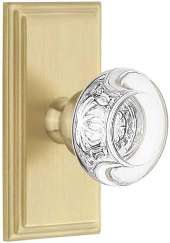 Grandeur Carré Short Plate with Bordeaux Crystal Knob in Kuwait