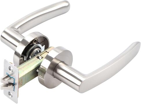 Passage Lock keyless KTV Bathroom Bedroom Silent Door Handle fire Aisle Lock Handle Lock in Kuwait