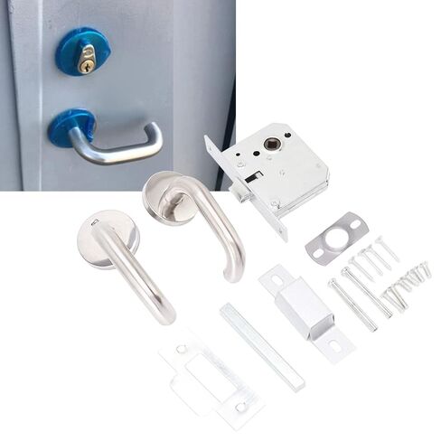 Rengue Stainless Steel Handle Locks Ergonomic Design Wear for Warehouse Passage Corridor Fire Emergency Exit Security Door with Polished Surface Smooth Lock Core Easy Installation in Kuwait