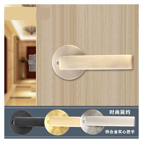 Heavy Three-Pole Passage Lock keyless Door fire Aisle Bathroom Hotel KTV Room Handle in Kuwait