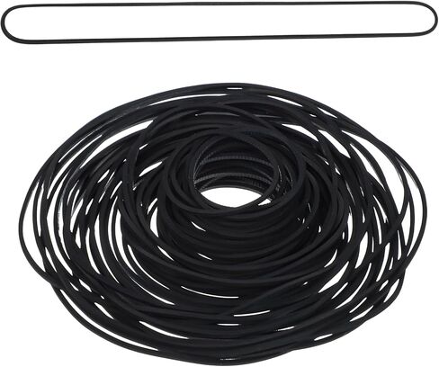 cobee 50 Pcs Replacement Electronic Belts, Record Player Belt, Machine Rubber Belt Cassette-Belts Audio-Belts 40-135 mm Mix Flat Cassette Belts for DVD CD LD VCR Repeater Drives in Kuwait