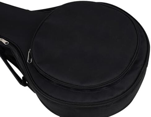 5-String Banjo Gig Bag, Padded Gig Bag, Carrying Bag with Adjustable Strap, Oxford Cloth Instrument Bag Protector Banjo Handbag Backpack with Accessory Storage Pocket in Kuwait
