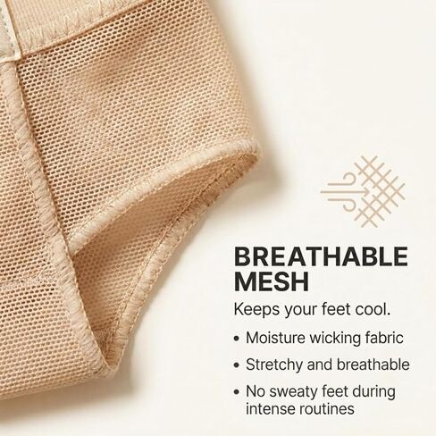 Foot Undies for Dance Women, Kids & Men - Lyrical Dance Paws Half Soles for Ballet, Jazz & Contemporary Dance - Breathable Non-Slip Foot Thongs for Turns and Foot Protection in Kuwait
