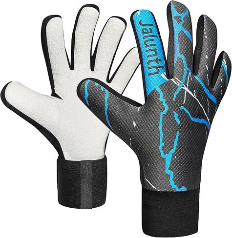 Jalunth Professional Soccer Goalie Gloves Goalkeeper Kids Youth Adult Guantes Portero Niños Adultos Futbol High Performance Field Player Boys Girls Junior Mens Womens Goal Keeper Glove Age 4+ in Kuwait