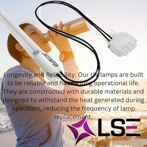 LSE Lighting 5-2263-01 UV Lamp Intended for DEL Ozone AOP 50 System 9-1266-01 | High Performance Replacement Bulb | 21.5 inch T5 | Designed in USA in Kuwait