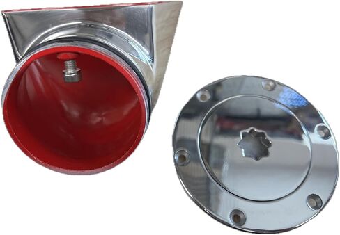 4" Low Profile Stainless Dorade Boat Vent with Deck Plate in Kuwait