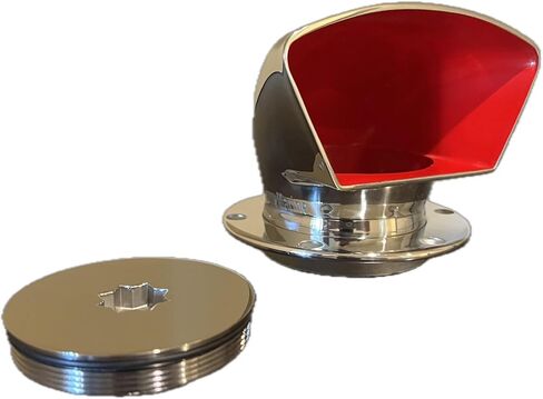 4" Low Profile Stainless Dorade Boat Vent with Deck Plate in Kuwait