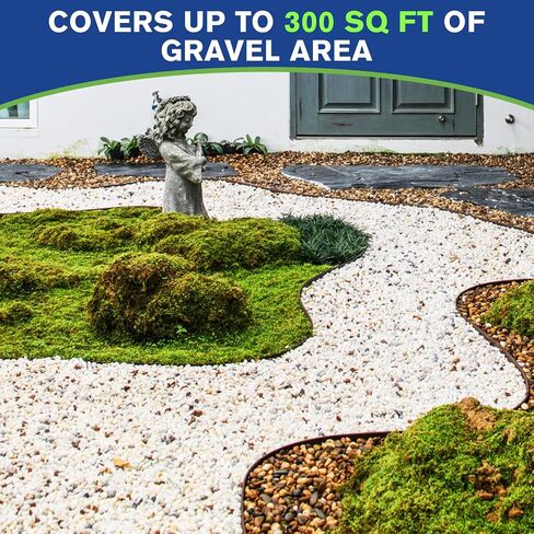 Teexpert Rock Glue for Landscaping, 2 Gallon Concentrate Gravel Glue for Pea Gravel & Small Rocks, Upgraded Flow-Through Formula for Stronger Gravel Bond, Covers up to 300 Sq Ft, Weather Resistant in Kuwait