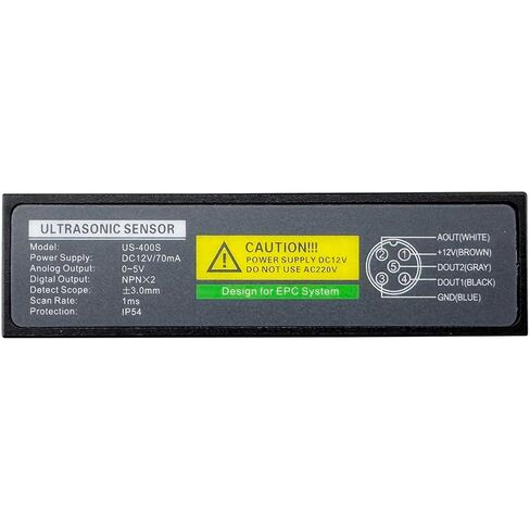 نظام دليل الويب المؤازر EPC 150 مم السكتة الدماغية 2T الدفع US-400S 100-240V | دفع 2T، ضربة 150 مم، كشف الموضع بالموجات فوق الصوتية، شاشة تعمل باللمس 4.3 بوصة، للأقمشة غير المنسوجة، الحقائب المنسوجة، الورق، القماش in Kuwait