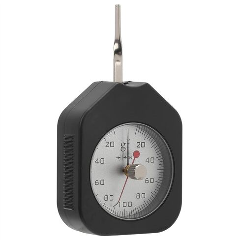 TOPINCN Gram Tension Meter Durable Small Size Double Pointer 100g for Precision Testing Spring Pull Pressure ABS Alloy in Kuwait