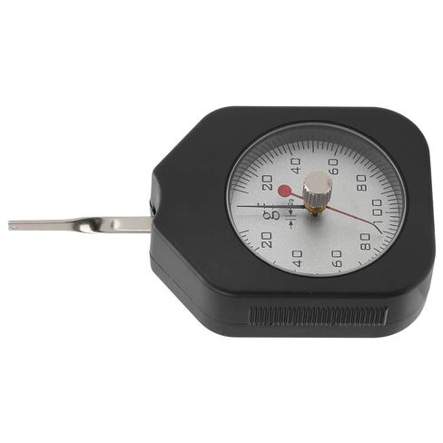 TOPINCN Gram Tension Meter Durable Small Size Double Pointer 100g for Precision Testing Spring Pull Pressure ABS Alloy in Kuwait