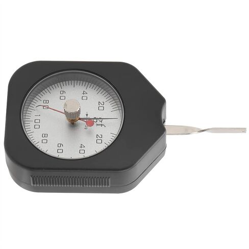 TOPINCN Gram Tension Meter Durable Small Size Double Pointer 100g for Precision Testing Spring Pull Pressure ABS Alloy in Kuwait