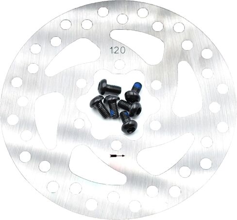 myBESTscooter - 120mm Disc With 6 Screw Holes For Brake Unit For Segway Ninebot F20, F25, F30, F40, F Series Electric Scooter in Kuwait