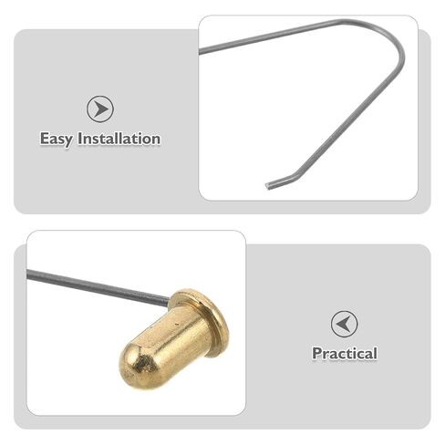 TOYANDONA 2pcs Scooter Handlebar Adjustment Pins, Alloy Tube Locking Spring Clips for Stable Handle Adjustment, Easy Installation Replacement for Scooter Push Rod and Stroller Handles, in Kuwait