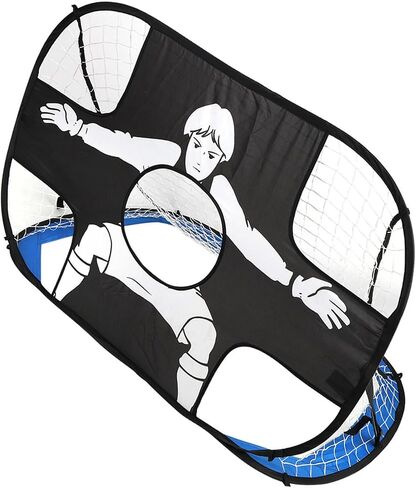 Generic Kids Soccer Goal Post Net Sturdy Training Set for Children Football Game Match Indoor Outdoor, Develop Hand Foot Coordination Skills for Family Fun, Made of Oxford Cloth in Kuwait