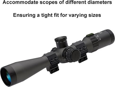 Scope Rings 1 Inch,2 Packs of Medium Profile Scope Mount Rings for 3/8 Inch or 11mm Dovetail Rail (1 Inch Medium Profile 11mm Dovetail Rail) in Kuwait