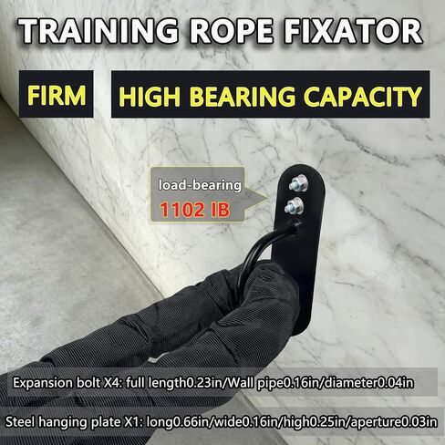 Battle Ropes Black Workout Rope 1.5 inch Battle Ropes for Home Gym 40ft Exercise Ropes for Working Out Heavy Ropes for Exercise Training Weighted Rope Weighted Workout Rope Battle Rope in Kuwait