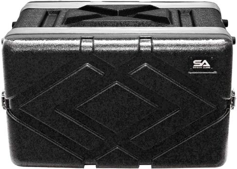 Seismic Audio - SALWR6S - Lightweight 6 Space Compact ABS Rack Case - 6U PA DJ Amp Effects Shallow Rack Case in Kuwait