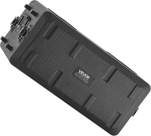VEVOR 4U Rack Case، عمق 12 بوصة، حامل الطيران الضحل مع حجرة الميكروفون، هيكل من البولي إيثيلين، مزالج غائرة، سهل التركيب، لمكبر الصوت، 8.7 بوصة عمق داخلي in Kuwait