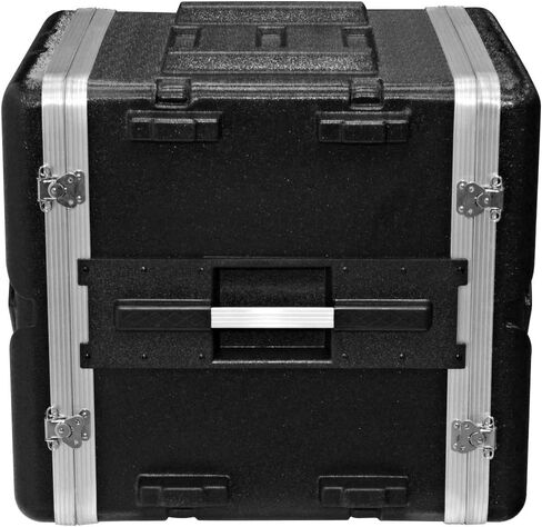 Seismic Audio - SALWR10D - Lightweight 10 Space ABS Rack Case - 10U PA DJ Amp Effects Stackable Flight Rack Case in Kuwait