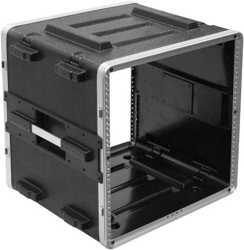 Seismic Audio - SALWR10D - Lightweight 10 Space ABS Rack Case - 10U PA DJ Amp Effects Stackable Flight Rack Case in Kuwait