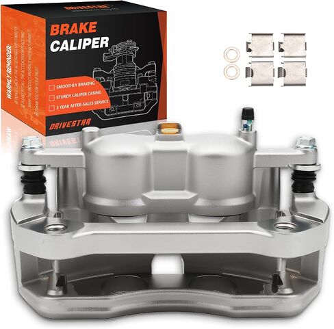Drivestar 18B5236 Front Right Brake الفرجار ، لـ Ford Expedition 2010-2020 ، Ford F-150/ Lincoln Mark LT 2010 2011 ، لـ Lincoln Navigator 2010-2020 ، AL3Z2B120C ، AL3Z2B120DD in Kuwait