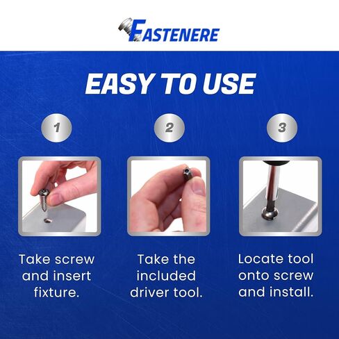 مسامير معدنية من صفائح الأمان Fastener Torx - #14 × 3/4 بوصة (10 عبوات) رأس زر، مقاومة للتلاعب، مسامير من الفولاذ المقاوم للصدأ مضادة للسرقة لمستوى أعلى من الأمان وحل تثبيت آمن in Kuwait