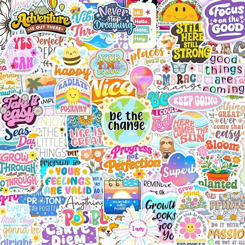 200pcs ملصقات تأكيد ، حزمة ملصقات تحفيزية ثلاثية الأبعاد ، مجلة إيجابية تشجيع اقتباسات لامعة للأطفال ، المعلمين ، الفصول الدراسية ، مستلزمات سجل القصاصات المقاومة للماء (200) in Kuwait