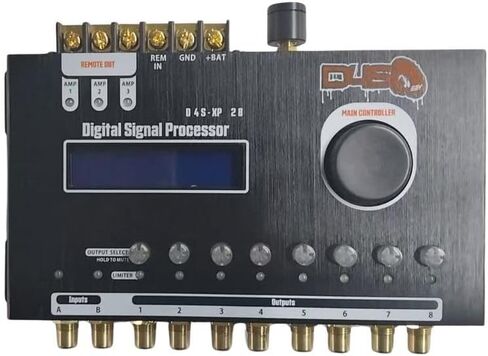Down4Sound D4S-XP28 DSP 2-in 8-Out Car Audio Digital Sound Processor with Bluetooth in Saudi Arabia