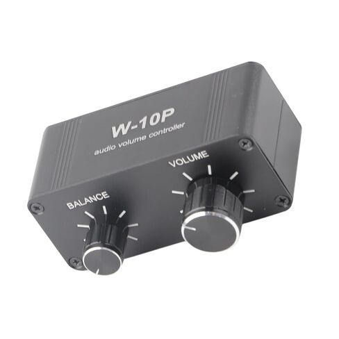 Mini Stereo Audio Volume Controller, 3.5mm Jack Lossless Signal Aluminum Alloy with Strong Interference Resistance, for DVDs CDs TVs Phones Computers Tablets Guitars Game in Kuwait
