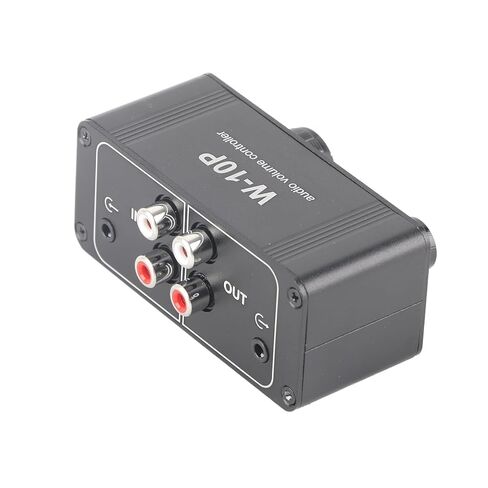 Mini Stereo Audio Volume Controller, 3.5mm Jack Lossless Signal Aluminum Alloy with Strong Interference Resistance, for DVDs CDs TVs Phones Computers Tablets Guitars Game in Kuwait