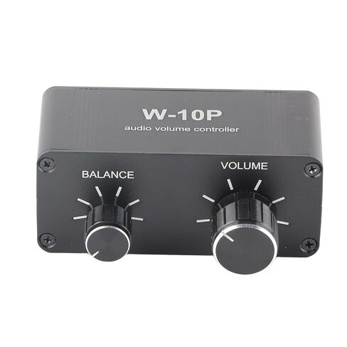 Mini Stereo Audio Volume Controller, 3.5mm Jack Lossless Signal Aluminum Alloy with Strong Interference Resistance, for DVDs CDs TVs Phones Computers Tablets Guitars Game in Kuwait