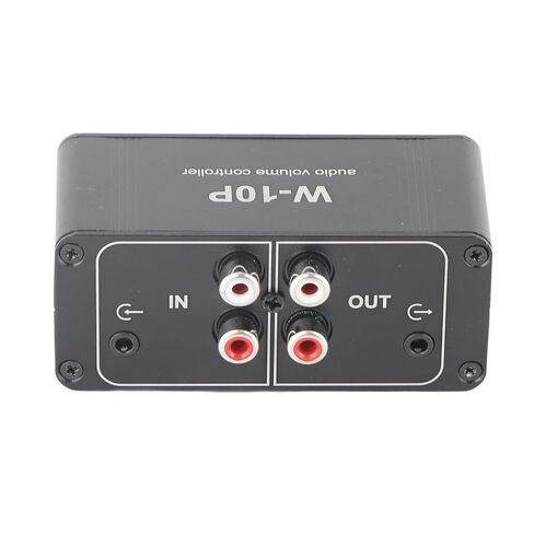 Mini Stereo Audio Volume Controller, 3.5mm Jack Lossless Signal Aluminum Alloy with Strong Interference Resistance, for DVDs CDs TVs Phones Computers Tablets Guitars Game in Kuwait