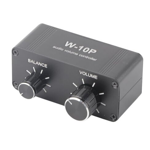 Mini Stereo Audio Volume Controller, 3.5mm Jack Lossless Signal Aluminum Alloy with Strong Interference Resistance, for DVDs CDs TVs Phones Computers Tablets Guitars Game in Kuwait